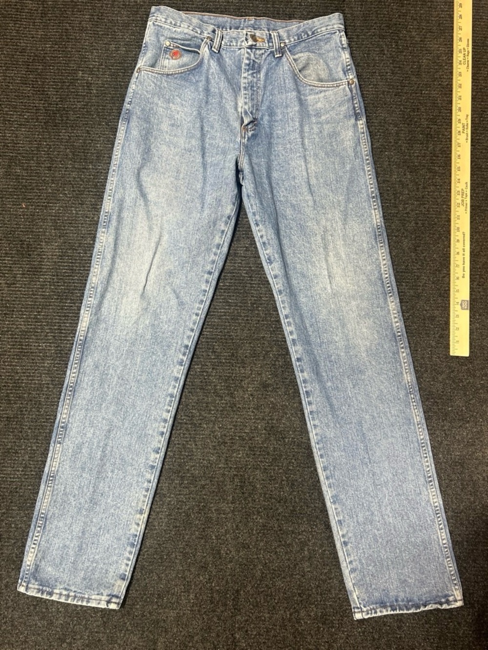 Wrangler 20X Twenty X Men’s 38x36 Jeans Light Wash Blue Straight Leg Western